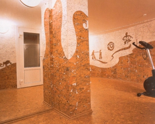 Настенные пробковые покрытия.