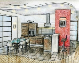 Способы визуально поднять потолок