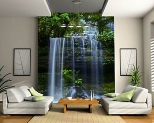 Фотообои – отличное решение для оформления гостиной