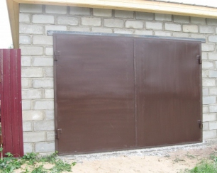 Как изготовить гаражные ворота своими руками. Часть 2