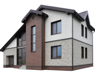 Фиброцементная плита для фасада дома