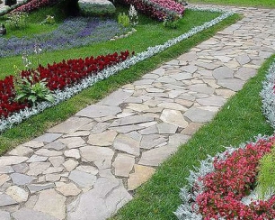 Мощение дорожек загородного участка