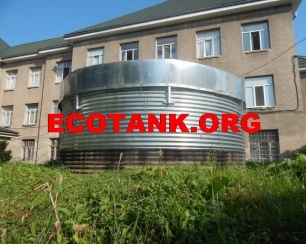 Стальной резервуар для чистой воды 50 м3