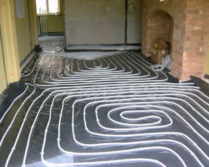 Использование водяного теплого пола в загородных домах