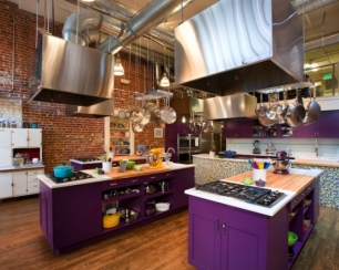 Интерьер кухни в стиле лофт