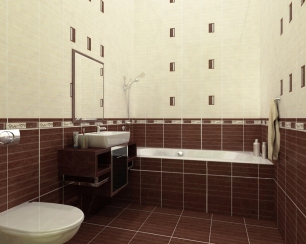 Укладка кафельной плитки в ванной комнате своими руками