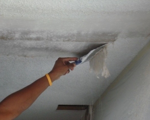 Как быстро снять побелку