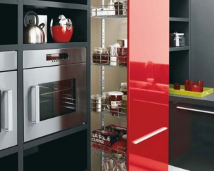 Кухни в стиле high-tech.