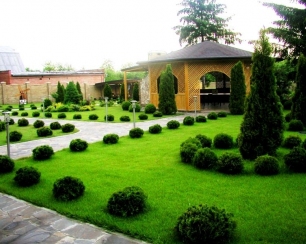 Ландшафтный дизайн сада в "Студии коттеджного строительства"